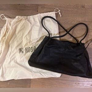 Black hobo bag